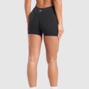 ‘Black’ Dipped Waistband Shorts